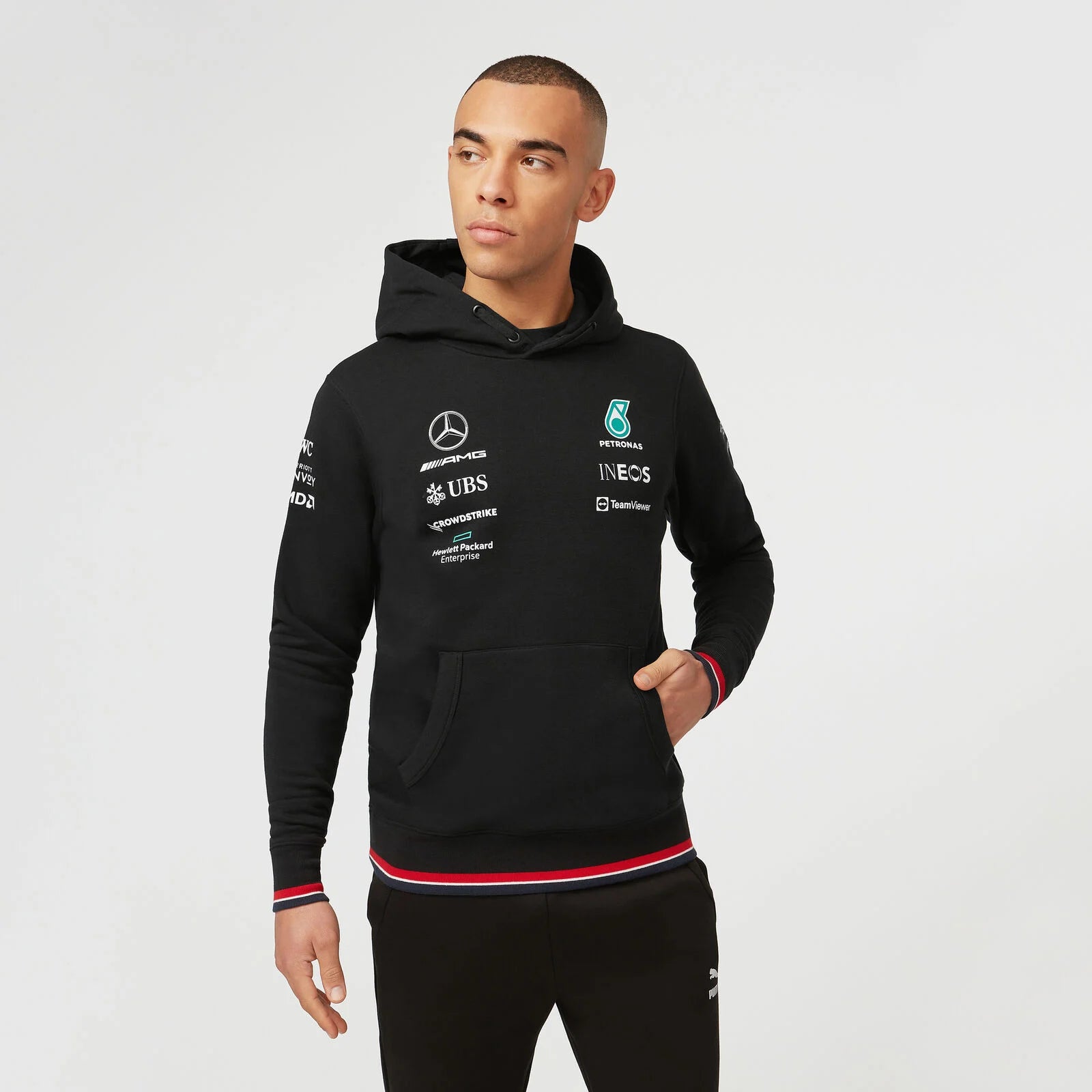 Sweat Hoodie Mercedes AMG F1 Black Autocubo