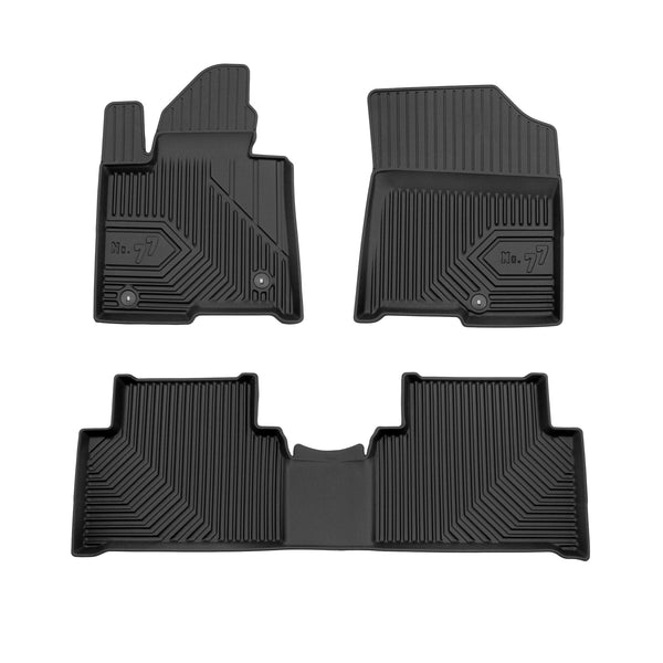 PACK OF 3 RUBBER MATS NO.77 KIA SORENTO IV 2020-&gt;