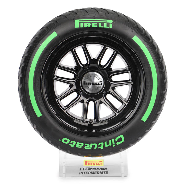 Pirelli F1 Green Intermediate Tyre Miniature 1:2