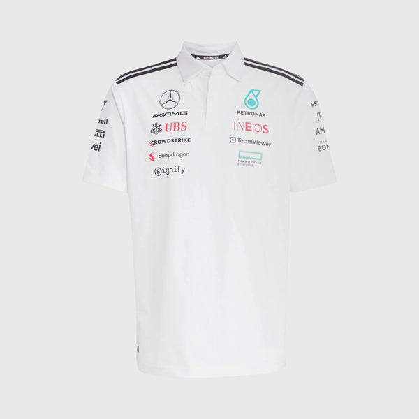 Polo Mercedes AMG Petronas F1 Blanco 2025