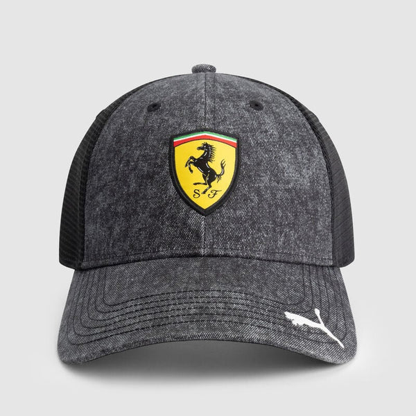 Ferrari F1 Trucker Black Cap
