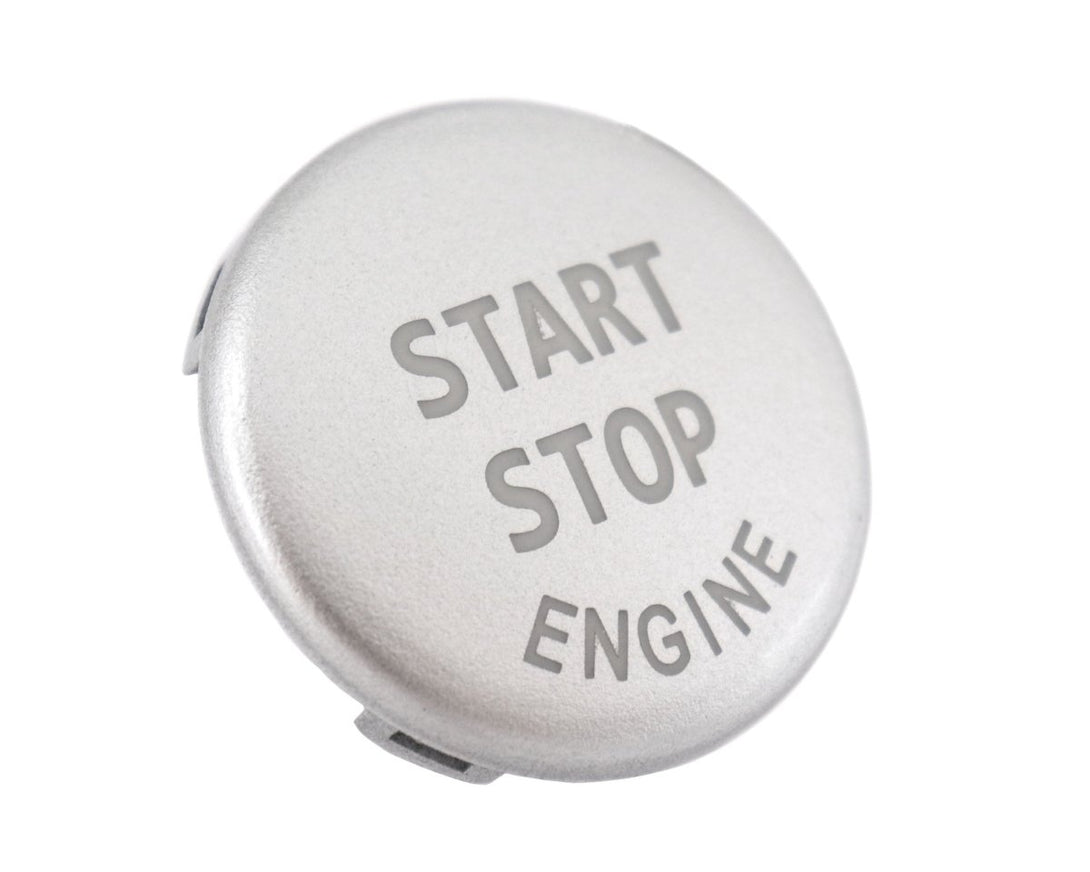 Botão Start Stop Cinza Prata BMW Série 1/3/5/X1 X3 X6 E82 E87 E90 E91 2004 - 2015 - GTD Car Parts