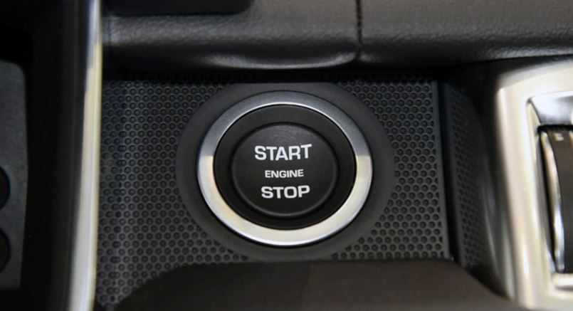 Botão Start Stop Preto Land Rover Sport Discovery Evoque 2013 - 2019 - GTD Car Parts