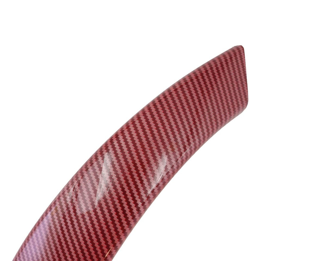 Capa Puxador Direito Frontal / Traseira Vermelho Efeito Carbono BMW Série 3/4 F30 F31 F32 F36 2012 - 2017 - GTD Car Parts