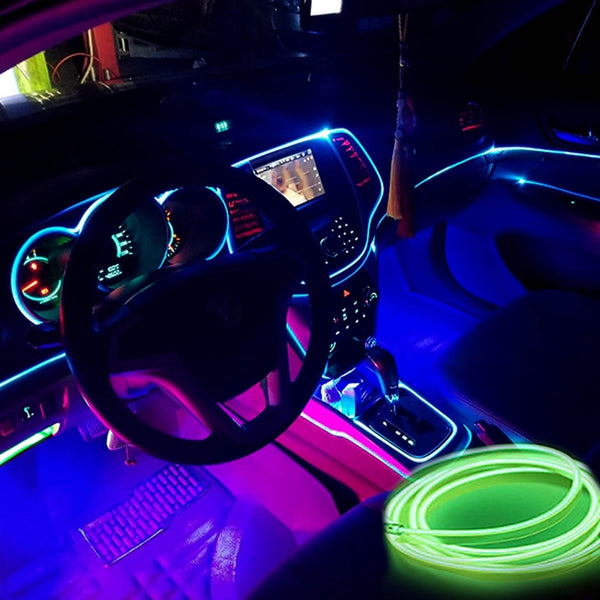 Fita Iluminação Interior Verde Neon - Occ Sport