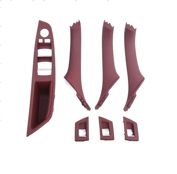 KIT Puxadores Vermelho BMW Serie 5 F10 F11 F18 C/ espelho Rebatível - GTD Car Parts