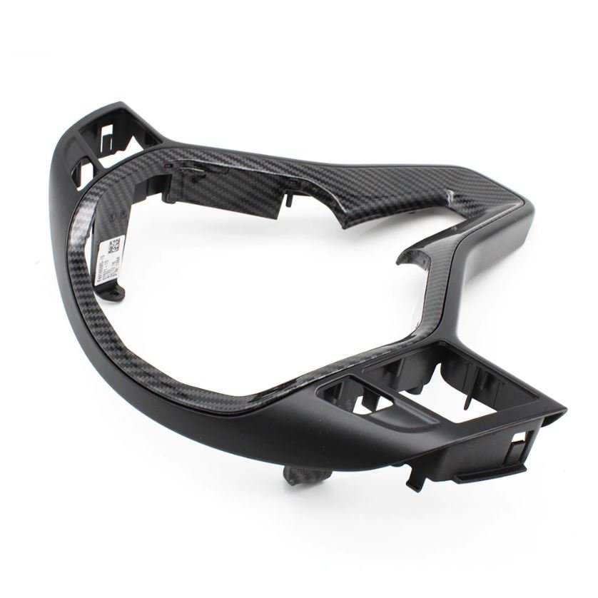 Moldura 35mm Volante Preto/Carbono Mercedes - Benz AMG Classe A B C E CLA GLA CLS W176 W246 W204 W212 2011 - 2019 - GTD Car Parts