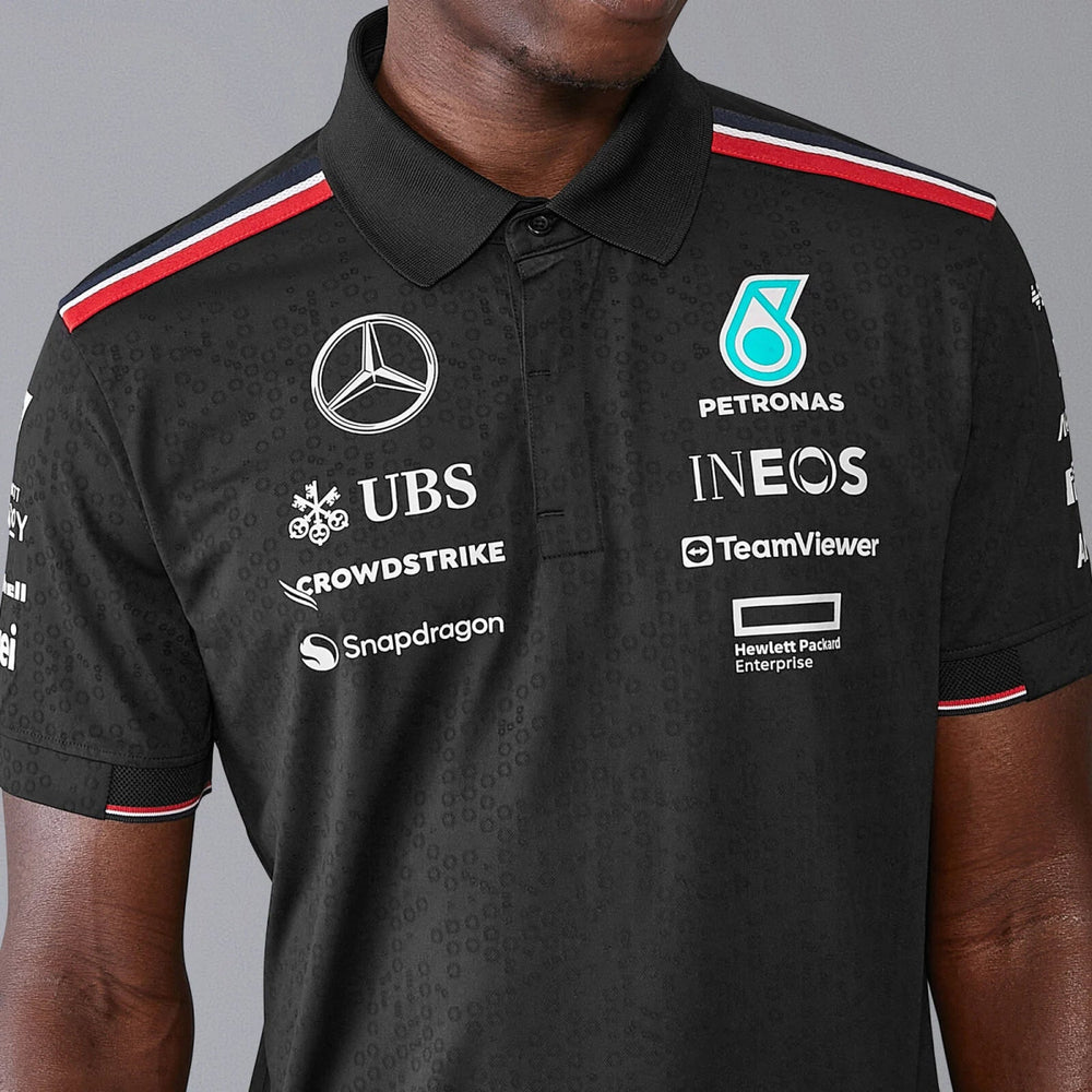 Mercedes AMG Petronas F1 Polo Black 2024 – Autocubo