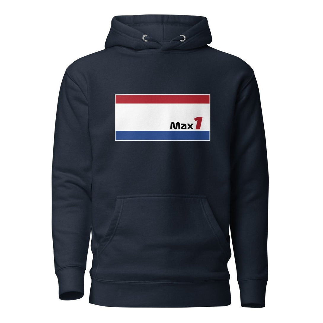 Sweat Hoodie Max 1 Flag Dark - Autocubo