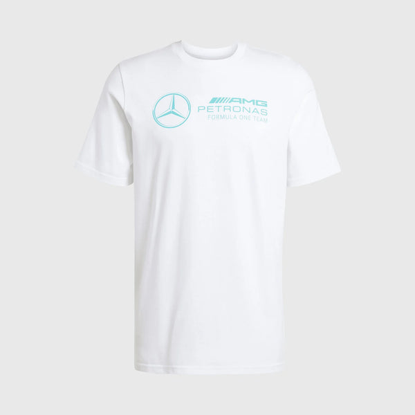 Camiseta Mercedes AMG F1 DNA Graphic Blanca