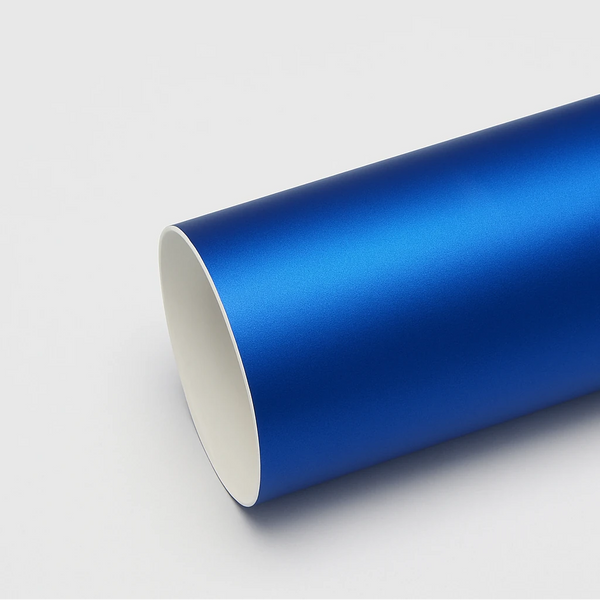 Blue Matte Chrome Vinyl Wrap