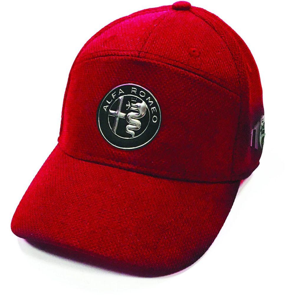 Boné Alfa Romeo Emblem Vermelho 