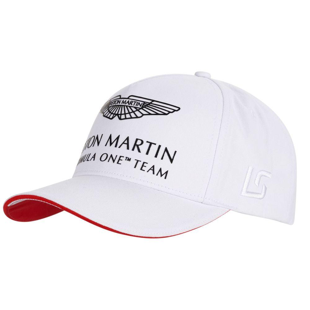 Boné Lance Stroll Aston Martin F1 Branco 