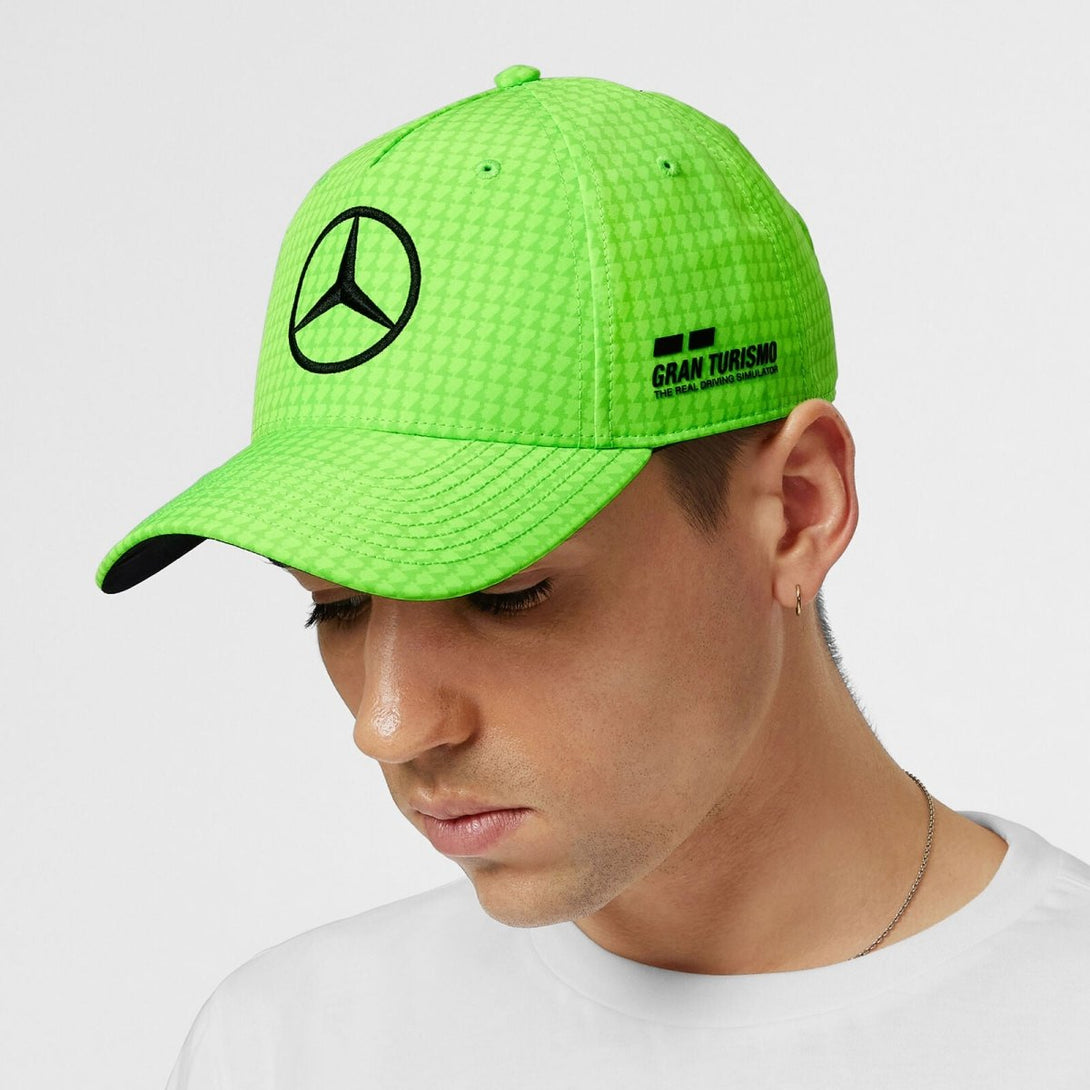 Boné Lewis Hamilton Verde Neon - Mercedes AMG Petronas Motorsport