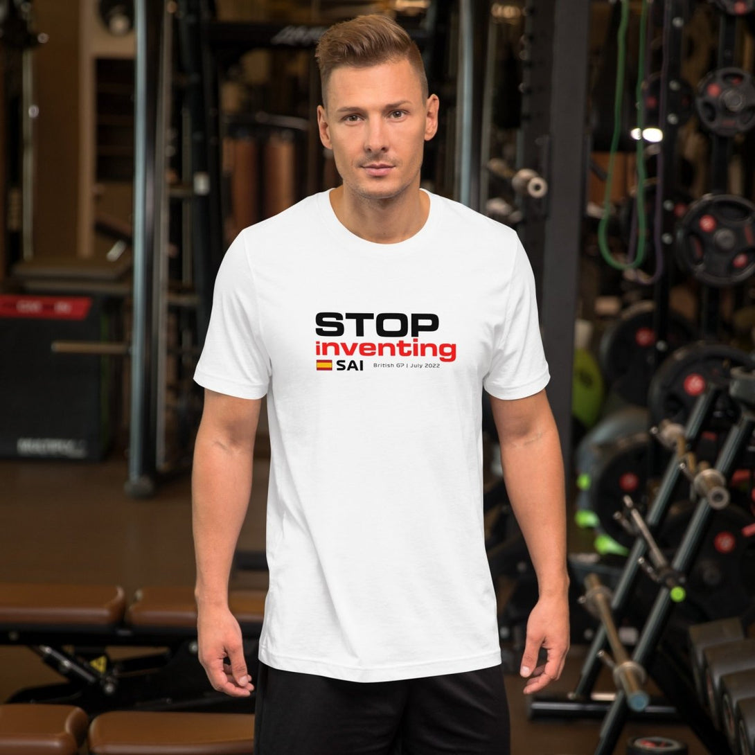 T-shirt Carlos Sainz Stop Inventing - Autocubo