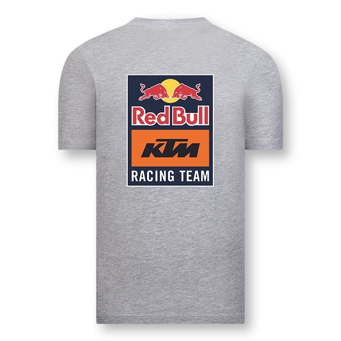 T-Shirt KTM Red Bull Backprint Cinza - Red Bull KTM Factory Racing