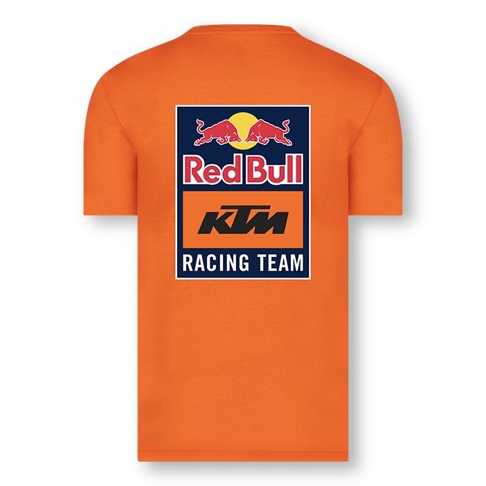 T-Shirt KTM Red Bull Backprint Laranja - Red Bull KTM Factory Racing