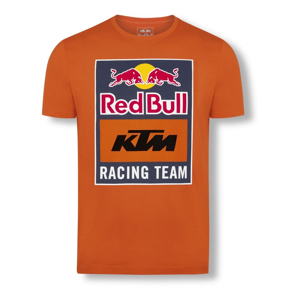 T-Shirt KTM Red Bull Emblem Laranja - Red Bull KTM Factory Racing