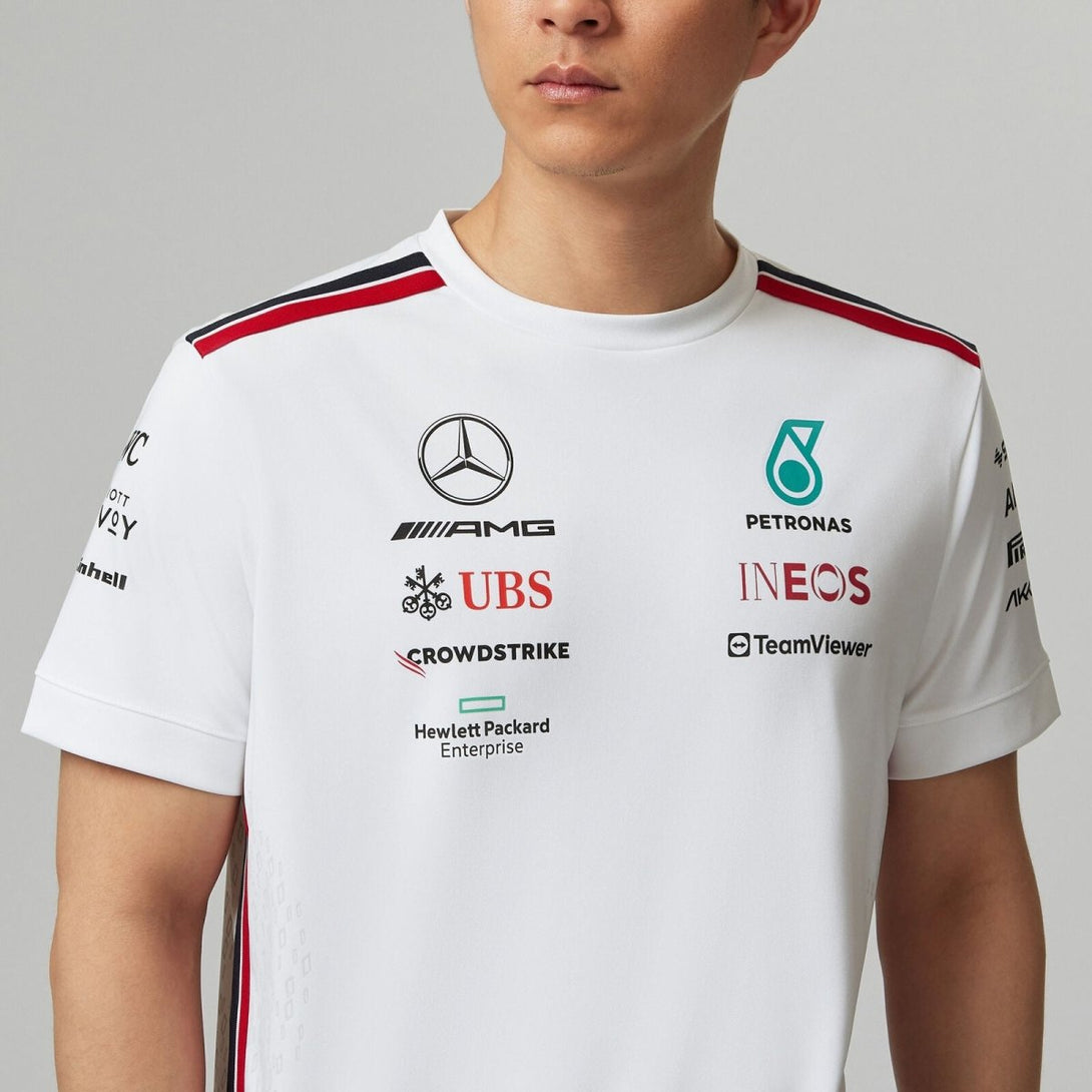 T-Shirt Mercedes AMG F1 Branca 2023 - Mercedes AMG Petronas Motorsport