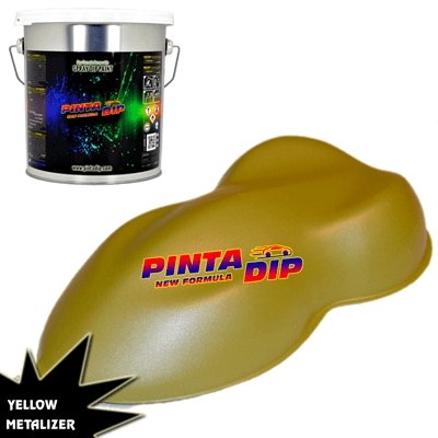 Tinta Dip Lata 4 litros Amarelo Metalizado - Pinta Dip