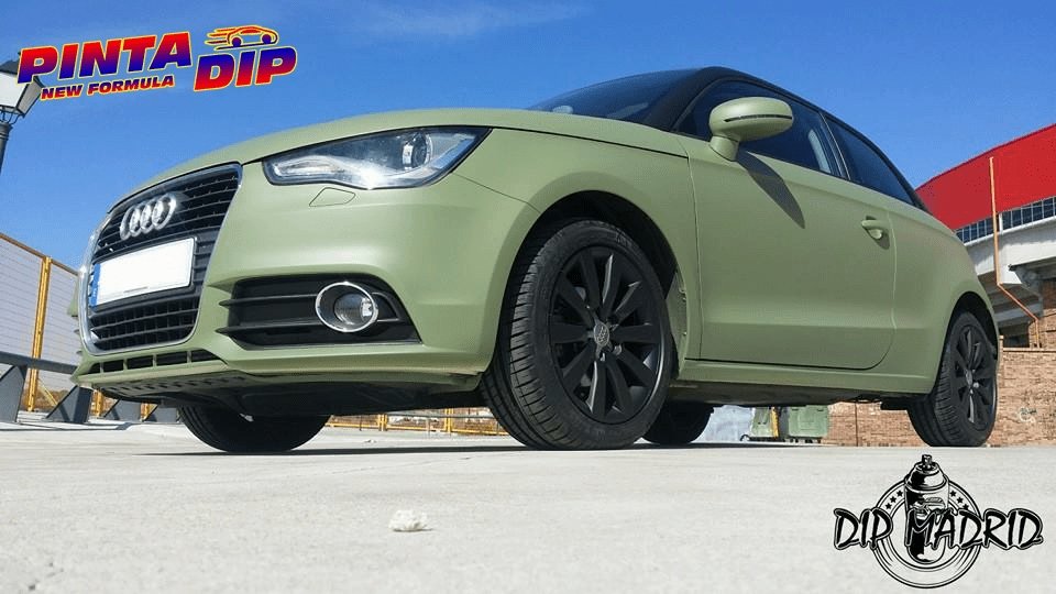 Tinta Dip Lata 4 litros Verde Militar Mate - Pinta Dip