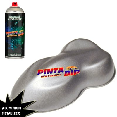 Tinta Dip Spray Aluminio Metalizado - Pinta Dip